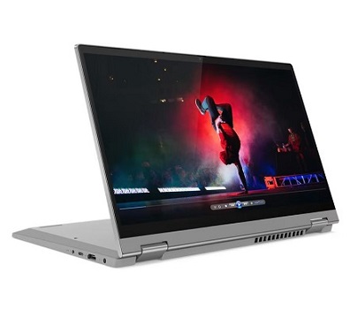 מחשב נייד בסיסי 14 אינץ' מגע מתקפל איי.אם.די קורא כרטיסים לנובו Lenovo 82HU014VIV IdeaPad Flex 5 14ALC05 14 Inch Touch FHD AMD Ryzen 3 5300U 4 Core 4MB Cache 3.8GHz 8GB DDR4 256GB SSD SD Card Reader Platinum Grey Windows 11 Home S Mode